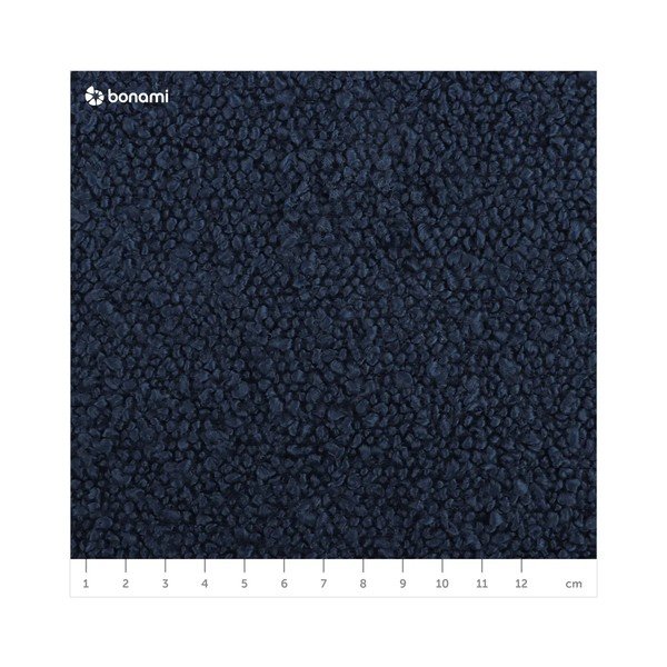 Тъмносиня възглавница за диван от букле Poppy – Micadoni -image-3