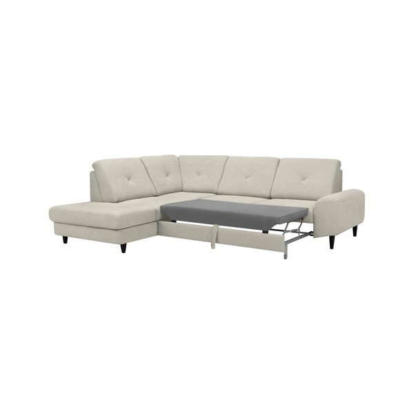 Béžová rohová rozkládací pohovka Windsor & Co Sofas, levý roh Beta-image-3