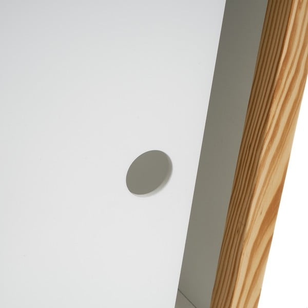 Бяла детска етажерка с плъзгащи се врати 70x77 cm - Casa Selección-image-4