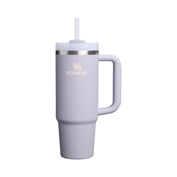 Термос със сламка от неръждаема стомана в цвят лавандула 890 ml Quencher H2.O FlowState™ Tumbler Purple Dust – Stanley