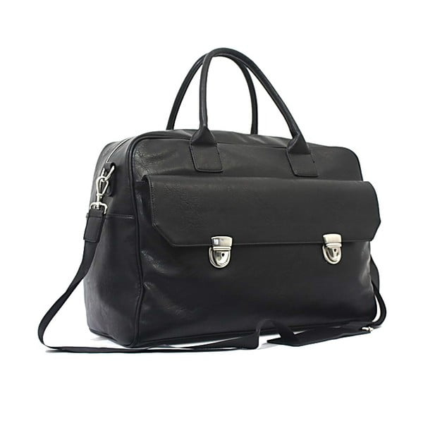 Чанта за пътуване - черна, 45x33 cm - Bobby Black