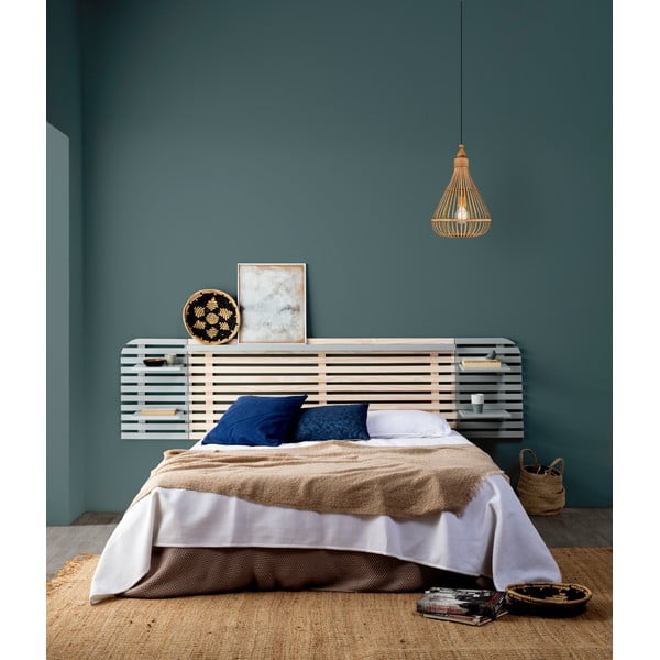 Светлосива/натурална табла от бор 240x62 cm Dimas - Marckeric-image-1