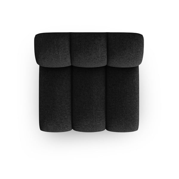 Черно-антрацитен модулен диван (среден модул) Lupine – Micadoni Home-image-2