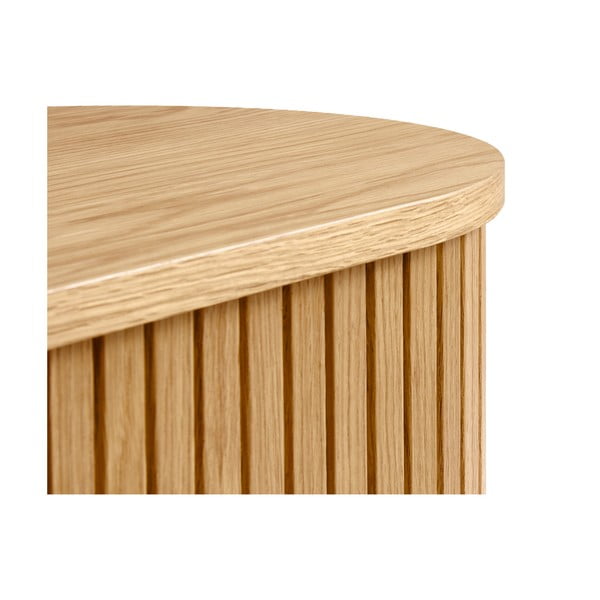 Масичка за телевизор с дъбов декор в естествен цвят 56x180 cm Nola - Unique Furniture-image-2