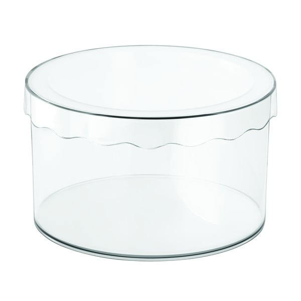 Прозрачна кутия за съхранение , ⌀ 25,5 cm Clarity - iDesign