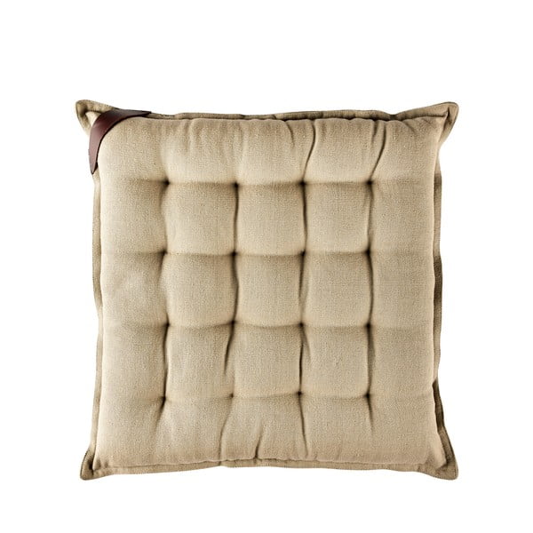 Бежова памучна възглавница за сядане , 40 x 40 cm Match - Södahl
