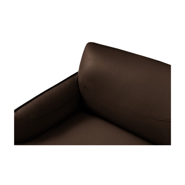 Кафяв кожен фотьойл Neso - Windsor & Co Sofas-image-4