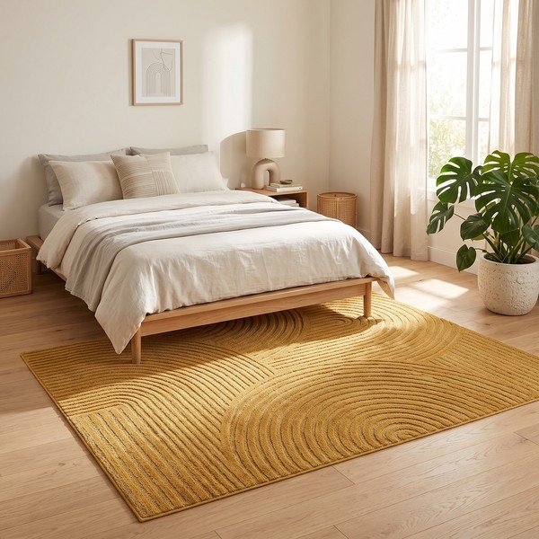 Килим в цвят жълта охра 200x290 cm Whirl – ESTE-image-2
