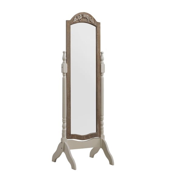 Bílé stojací zrcadlo Geese Vintage