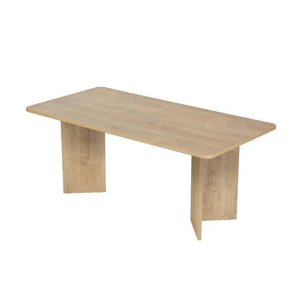 Трапезна маса от декор от дъб  90x180 cm Linza – Kalune Design-image-3