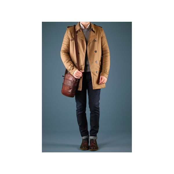 Unisex kožená taška Grange Vintage Treacle-image-3