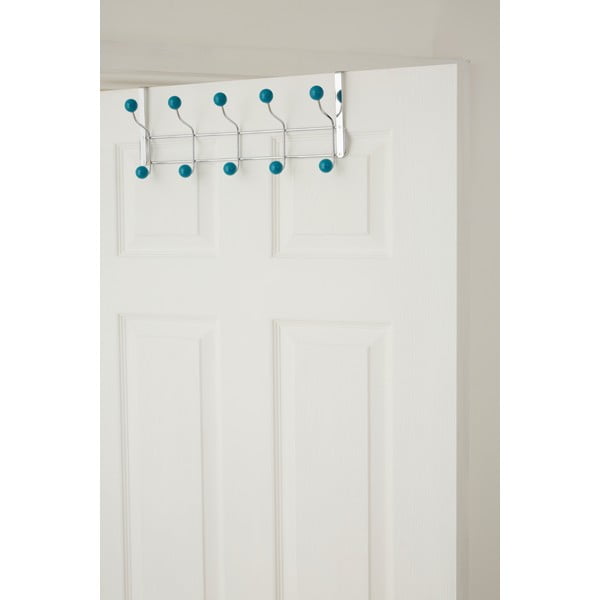 Метална закачалка за врата в ментово сребро 41 см - Premier Housewares-image-4