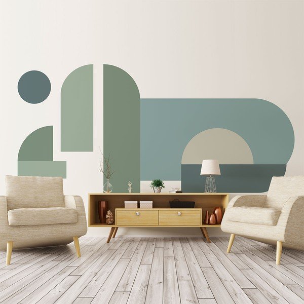 Стикер на стената 90x185 cm Amazonian Arches – Ambiance-image-1