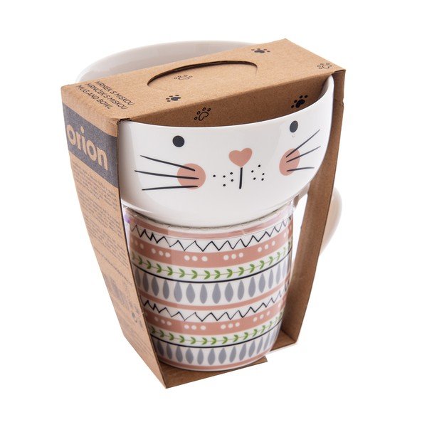 Порцеланов комплект чаша и купа 2 бр. 350 ml – Orion-image-4