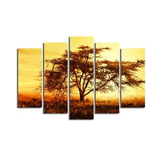 Картина от няколко части Голямо дърво, 105 x 70 cm - Wallity
