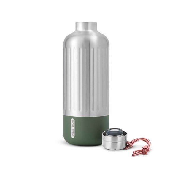 Термо бутилка от неръждаема стомана в сребрист цвят 850 ml Explorer – Black + Blum-image-2