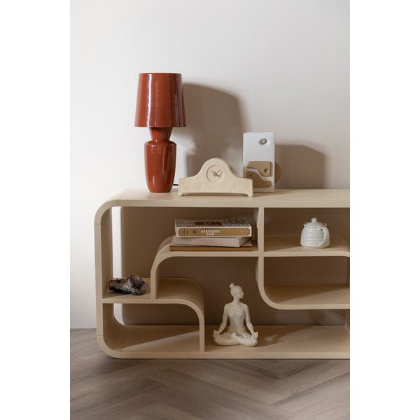 Теракотена метална настолна лампа с метален абажур (височина 42 cm) Classy – Zuiver-image-1