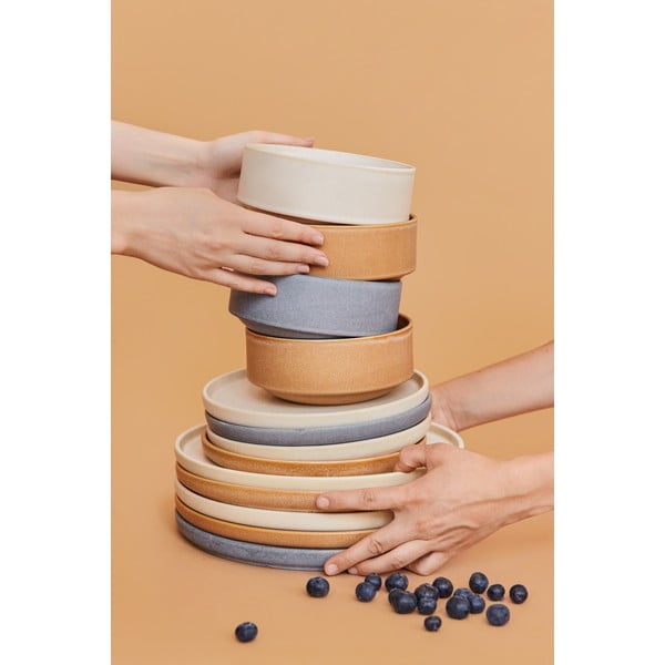 Керамичен тухленооранжев комплект от 18 части Malia - Bonami Selection-image-4