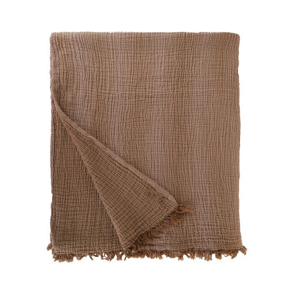Бежова памучна покривка за легло , 220 x 240 cm Kanyon - Buldan's-image-2