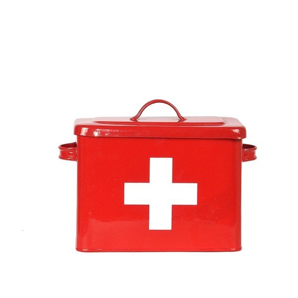 Червена консервна кутия Firt Aid - LABEL51-image-2
