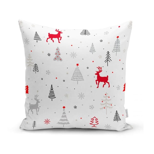 Калъфки за възглавници в комплект от 4 бр. с коледни мотиви 43x43 cm Snowflakes – Mila Home-image-3