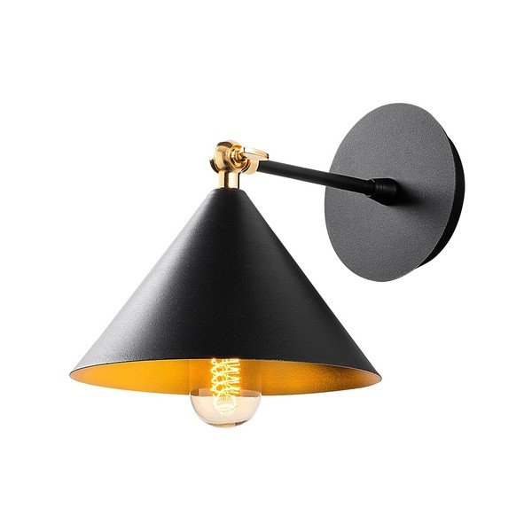 Черна стенна лампа Berceste – Opviq lights-image-2