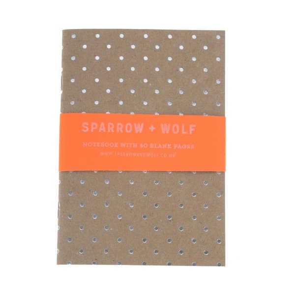 Zápisník Silver Polka Dot