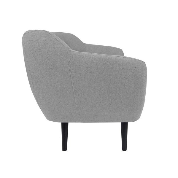 Světle šedá dvoumístná pohovka s hnědými nohami Mazzini Sofas Piemont-image-1