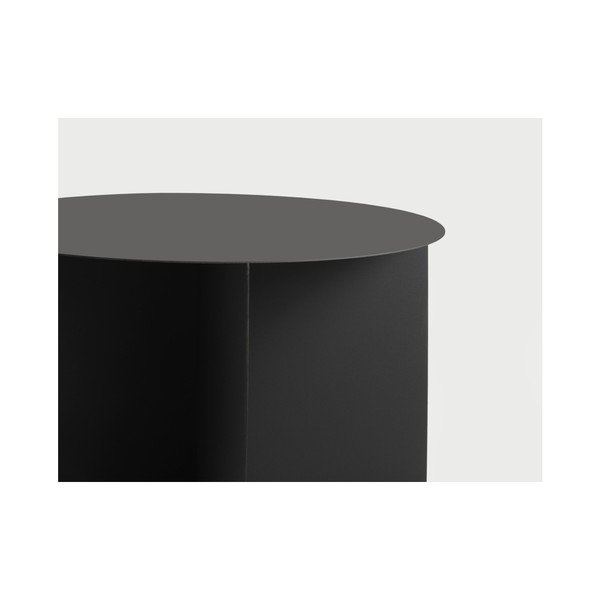 Черна масичка за кафе Custom Form Oli, ⌀ 70 cm - CustomForm-image-2