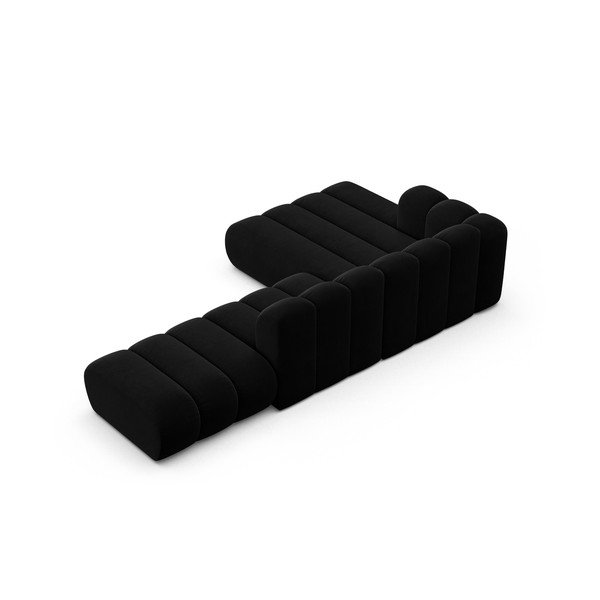 Антрацитен ъглов диван (ляв ъгъл) Lupine – Micadoni Home-image-3