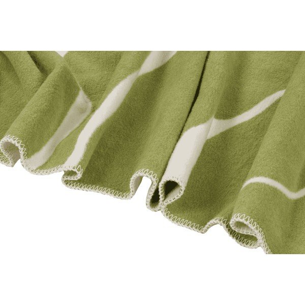 Зелено/кремаво одеяло 150x200 cm Felu – noo.ma-image-4