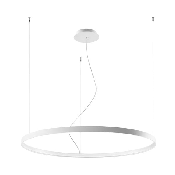 Бяло висящо осветително тяло , ø 100 cm Ganica - Nice Lamps