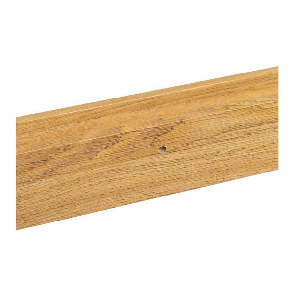 Рафт за картини от дъб в естествен цвят 100 cm – Casa Selección-image-3