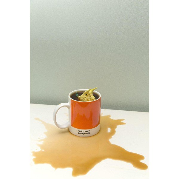 Оранжева порцеланова чаша 375 ml Orange 021 – Pantone-image-1