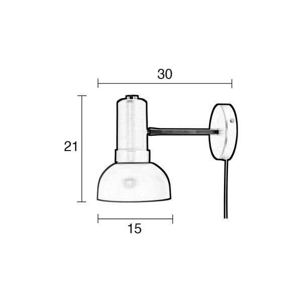 Сиво-розова стенна лампа Charlie - Zuiver-image-2