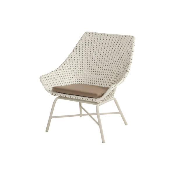 Кремаво и бяло градинско кресло Delphine - Hartman-image-1