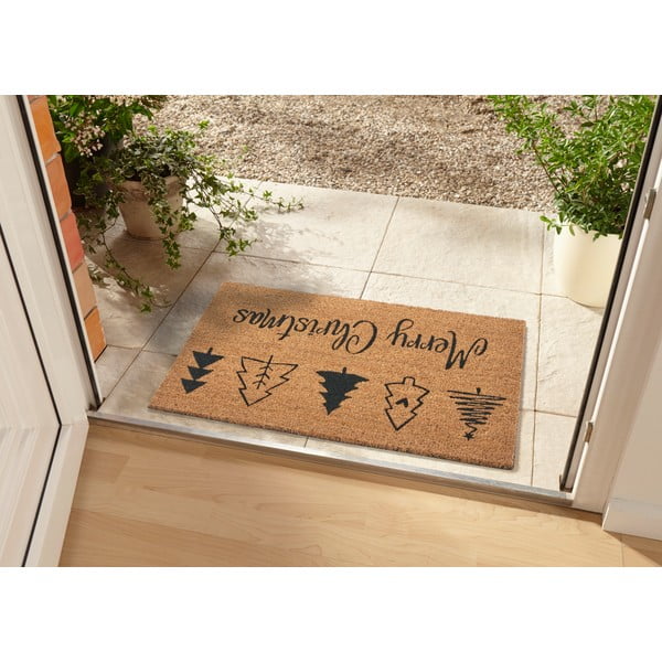 Изтривалка с коледен мотив от кокосови влакна 45x75 cm - Hanse Home-image-1