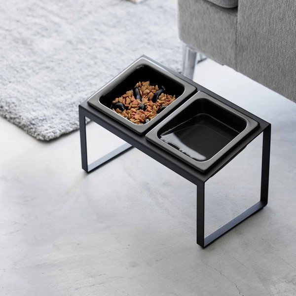 Керамичен комплект купички с основа за всички любимци Nooks – YAMAZAKI-image-4