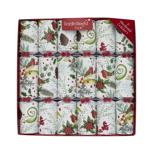 Коледни крекери в комплект от 6 бр. Festive Foliage – Robin Reed