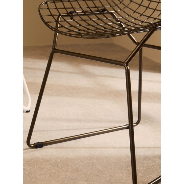 Метален трапезен стол в бронзов цвят District – Premier Housewares-image-3