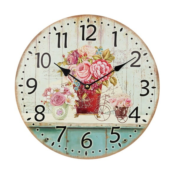 Nástěnné hodiny Pinkie Rose, 34 cm