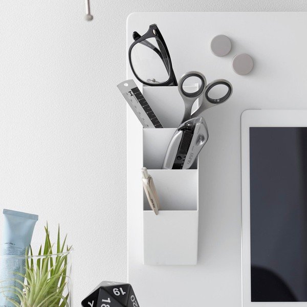 Бял метален органайзер за канцеларски материали Tower – YAMAZAKI-image-1