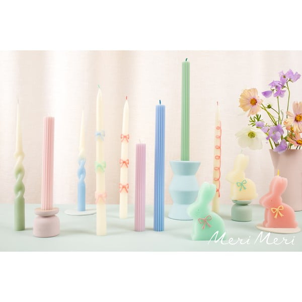 С великденски мотиви свещи в комплект 3 бр. време на горене 2 час Bunny – Meri Meri-image-1