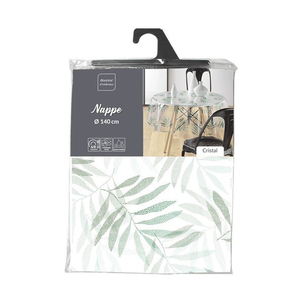 Покривка за маса измиваема ø 140 cm Verdalis – douceur d'intérieur
