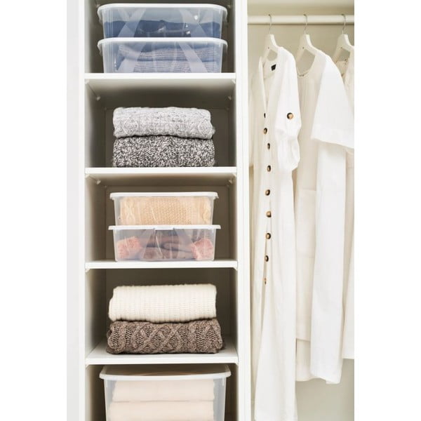 Пластмасова кутия за съхранение с капак 19 л Lona - Rotho-image-2