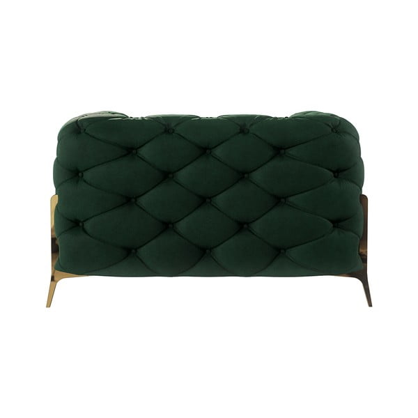 Тъмнозелено кадифено кресло Chelsea Bis – Ropez-image-3