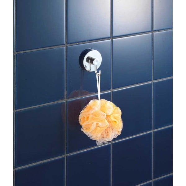 Самозадържащи се пластмасови куки в комплект от 2 броя в блестящо сребристо Vacuum-Loc - Wenko-image-3