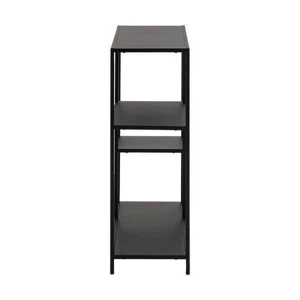 Черна метална библиотека 80x86 cm Newcastle – Actona-image-3