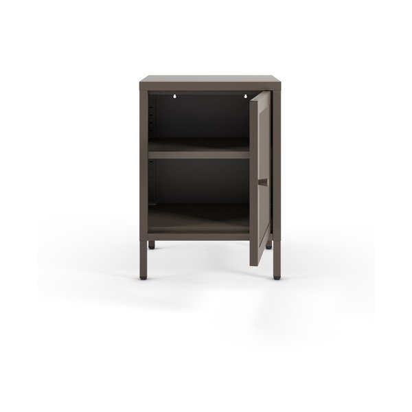 Сиво нощно шкафче Fayna – Marckeric-image-1