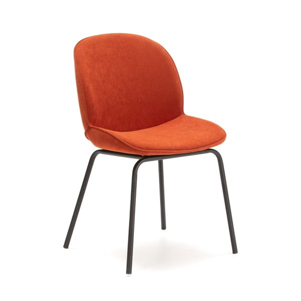 Оранжеви трапезни столове в комплект от 2 Vicky - Marckeric